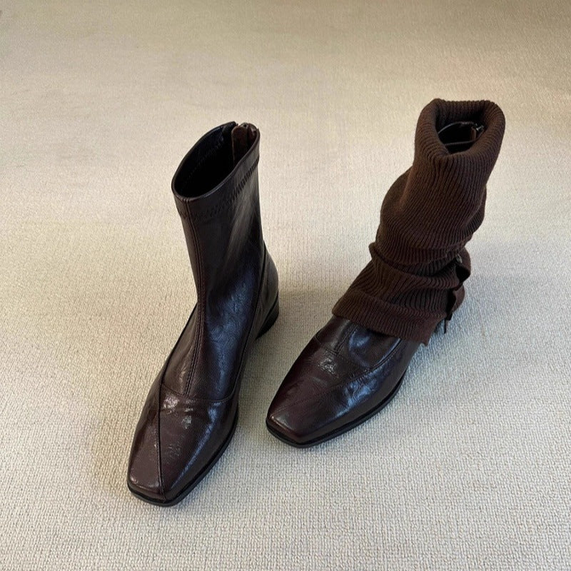 Damen elegante Chelsea Boots mit spitzem Fußteil R&B