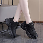 Damen Leichte Lauf-Sneaker mit luftdurchlässiger Mesh-Oberfläche und dämpfender Sohle R&B