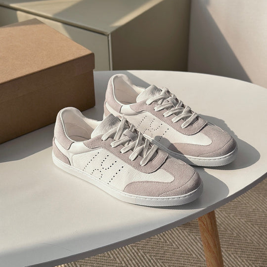 Damen Sportliche Sneakers aus hochwertigem Wildleder und atmungsaktivem Mesh R&B