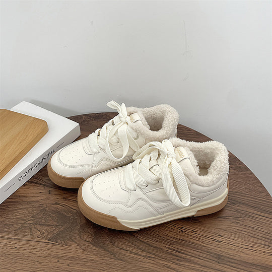 Damen Sneakers mit kuscheligem Innenfutter und rutschfester Sohle R&B
