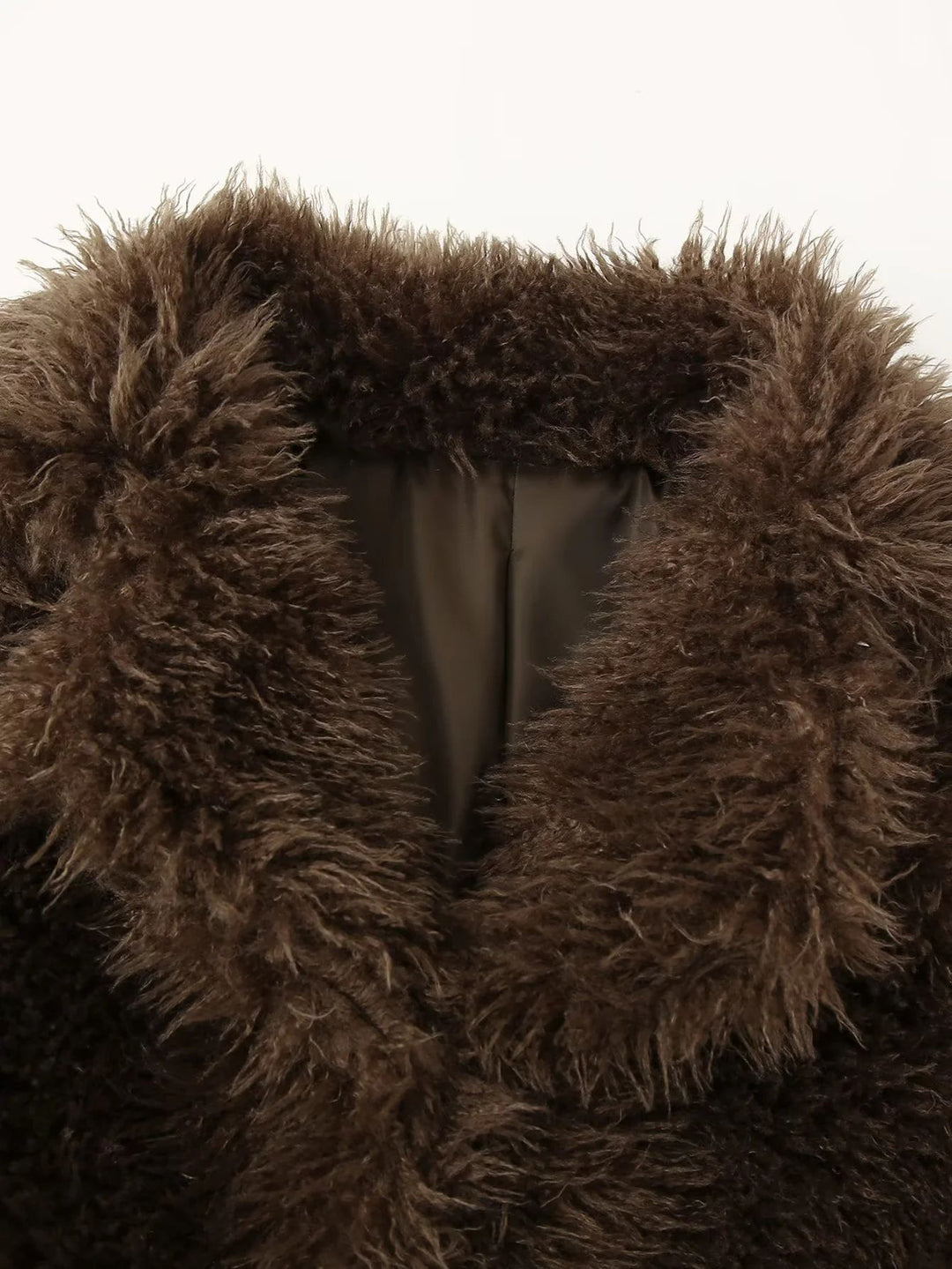 Damen Kuschelige Fleecejacke mit großzügigem Kragen und weichem Innenfutter R&B