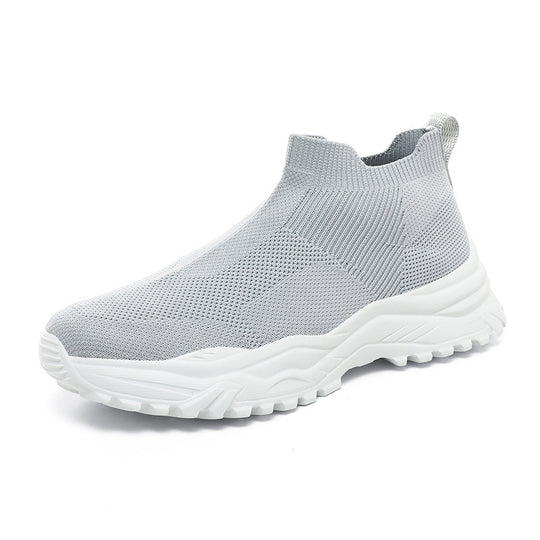 Damen Sportliche Knit-Schuhe mit rutschfester Sohle und atmungsaktiver Konstruktion R&B