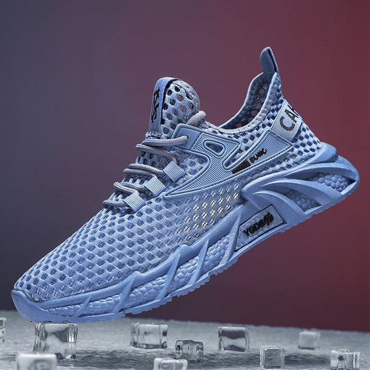 Damen Sportliche Sneakers mit atmungsaktivem Netzoberteil und stoßdämpfender Sohle R&B