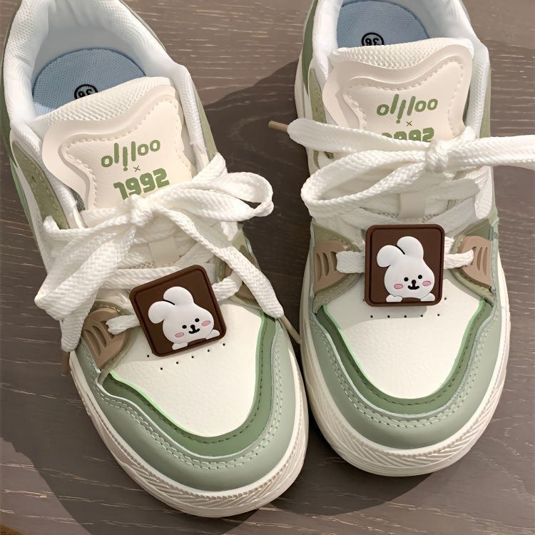 Damen Verspielte Sneaker mit einzigartigem Design und komfortabler Sohle