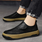 Damen Modische Slip-On Sneaker aus hochwertigem Leder