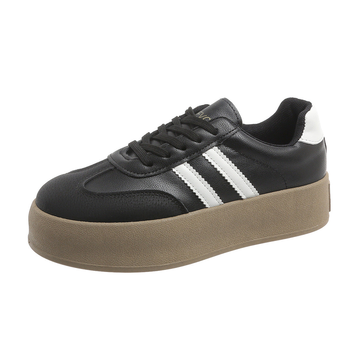 Damen Plattform Sneakers mit modischem Obermaterial und verstärkter Dämpfung R&B
