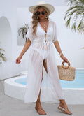 Damen leicht transparenter Kaftan R&B