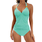 Damen Badeanzug mit elegantem Schnitt und verstellbaren Trägern R&B