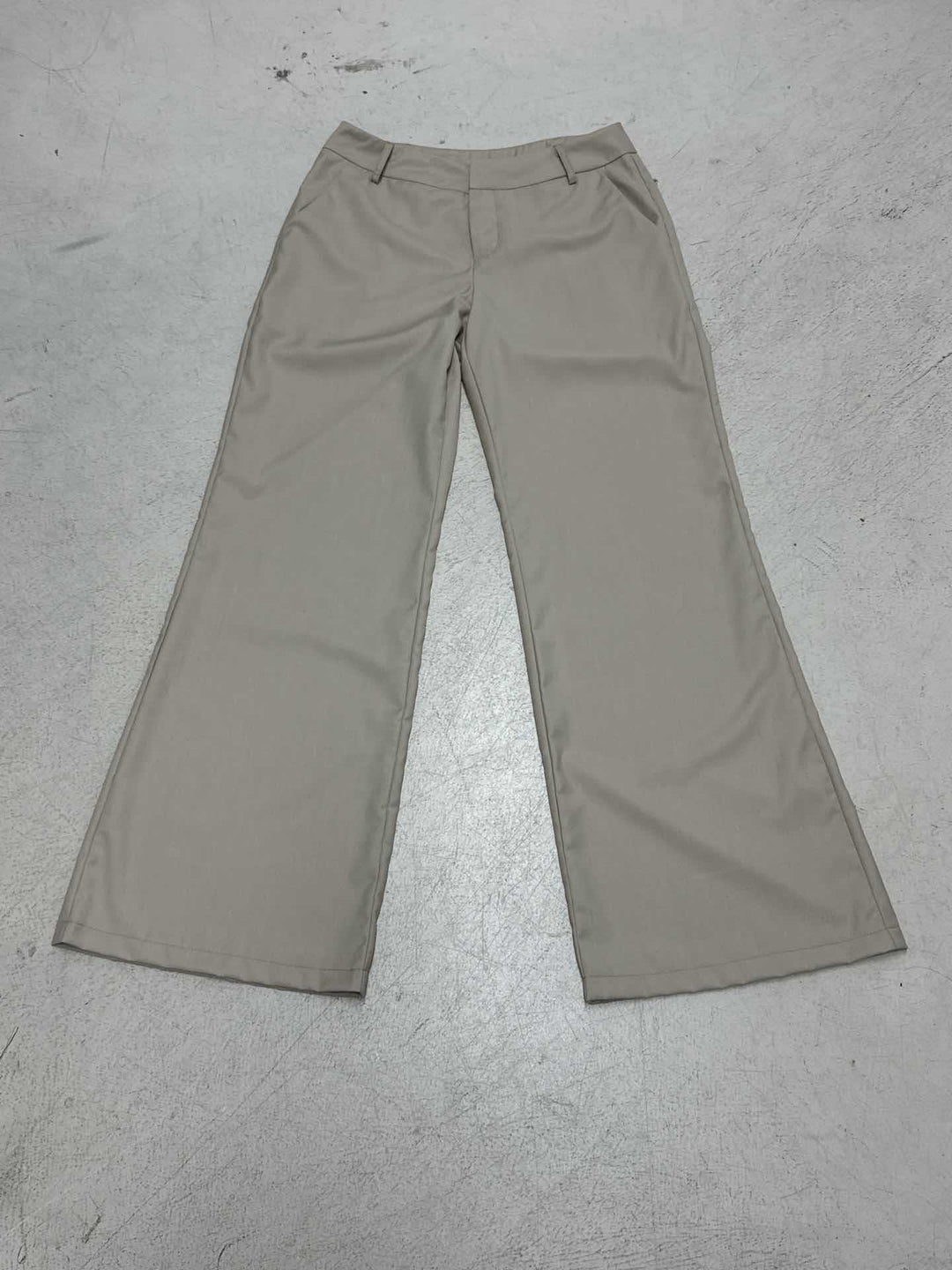 Damen weite Business-Hose mit hohem Bund und eleganten Taschen R&B