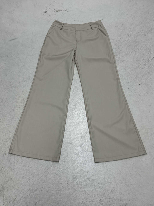 Damen weite Business-Hose mit hohem Bund und eleganten Taschen R&B