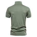 Herren Polo-Shirt mit feiner Piqué-Struktur und klassischem Kragen