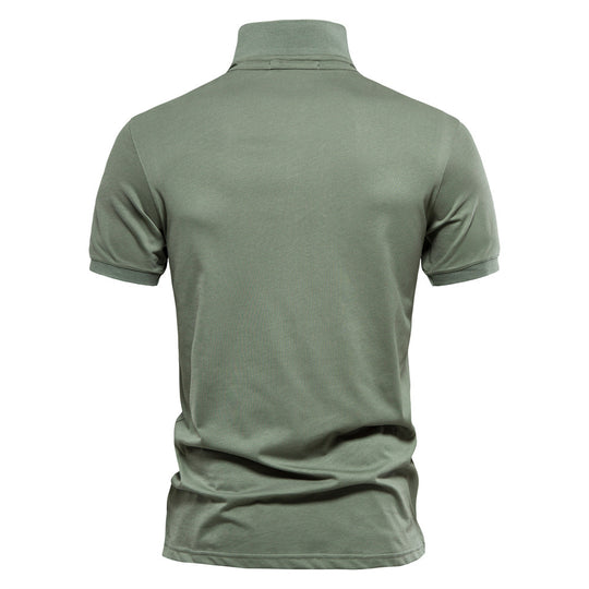 Herren Polo-Shirt mit feiner Piqué-Struktur und klassischem Kragen R&B