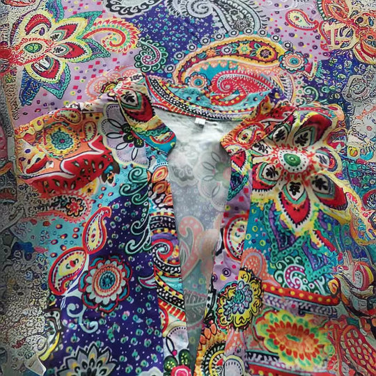 Damen Freizeitkleid im verspielten Paisley-Design R&B
