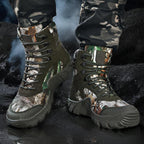 Herren Camouflage Wanderschuhe mit funktionalem Design und rutschfester Sohle R&B