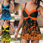 Damen modischer Strandkleid Badeanzug R&B