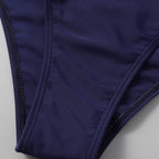 Damen Zweiteiliges Bikiniset mit asymmetrischem Oberteil