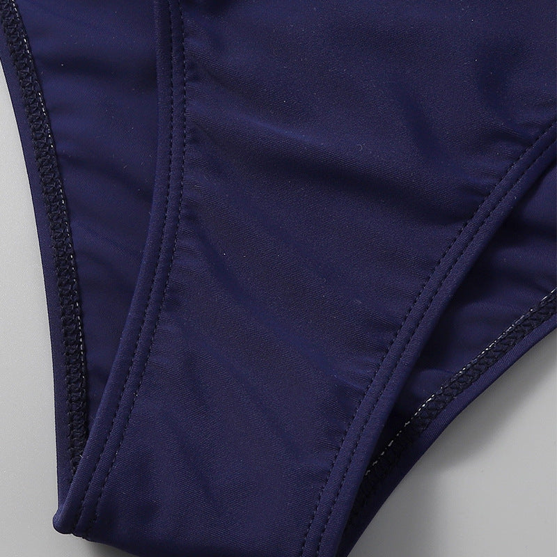 Damen Zweiteiliges Bikiniset mit asymmetrischem Oberteil