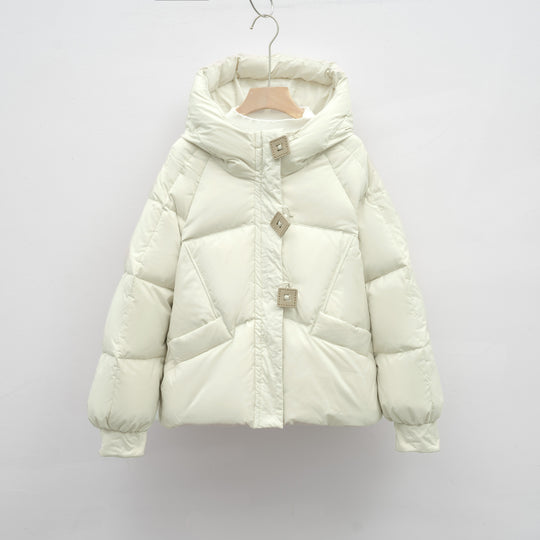 Damen Lässige Winterjacke mit voluminösem Design R&B