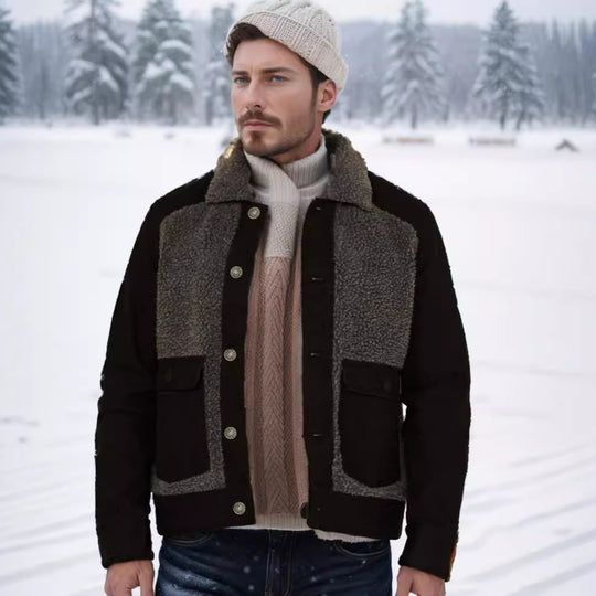 Herren Flanell-Jacke mit gewobenem Innenfutter R&B