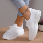 Damen atmungsaktive Slip-On Sportschuhe mit flexiblem Obermaterial R&B