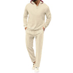 Herren lässiges Hoodie-Set mit innovativem Design und atmungsaktiven Eigenschaften R&B