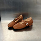 Damen Elegante Schnürschuhe mit modischer Riemenverzierung und bequemer Blockabsatz R&B