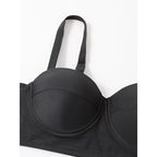 Damen Bikini-Set mit gepolstertem Oberteil und modischen floralem Slip R&B