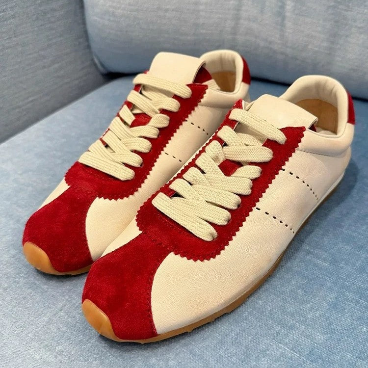 Damen Sneakers im eleganten Retro-Design mit atmungsaktiver Oberflächenstruktur R&B