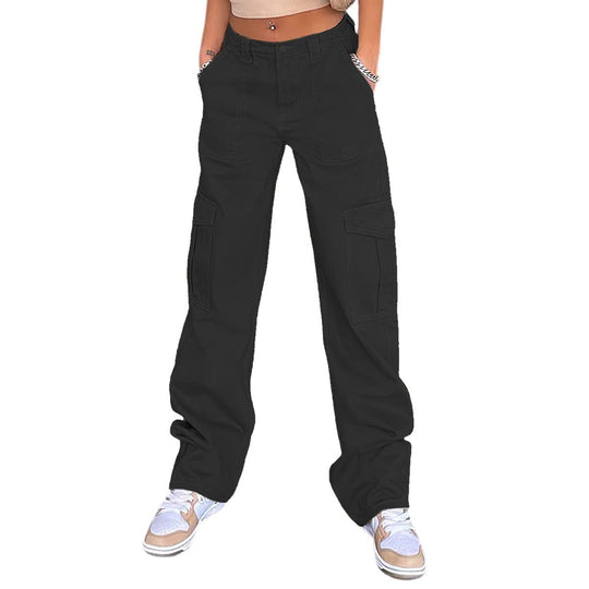 Damen Cargo-Hose mit lässigem Schnitt und praktischen Seitentaschen R&B