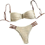 Damen Bikiniset mit eleganten Rüschendetails und modischem Schnitt R&B