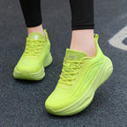 Damen Sportliche Lauf-Sneaker mit atmungsaktivem Obermaterial und stoßdämpfender Sohle