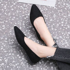 Damen Elegante Ballerinas mit spitzem Design und weicher Polsterung