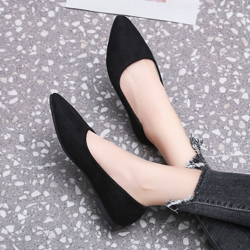 Damen Elegante Ballerinas mit spitzem Design und weicher Polsterung