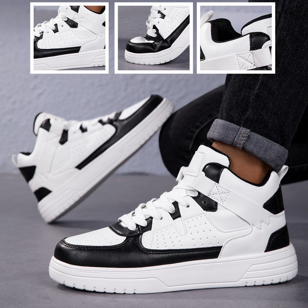 Damen Sportliche High-Top Sneaker mit innovativem Design