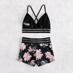 Damen Hochwertiger Bikini mit floralem Muster