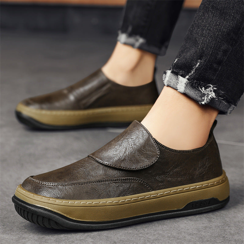 Damen Modische Slip-On Sneaker aus hochwertigem Leder R&B