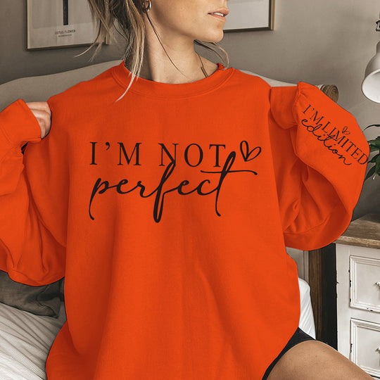 Damen Oversized Sweatshirt mit einzigartigem Statement-Print Heidi Mode