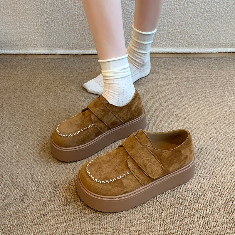 Damen Komfortable Velours Sohle Sneakers R&B
