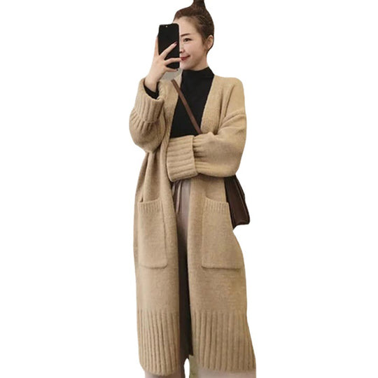 Damen Langstrickjacke R&B