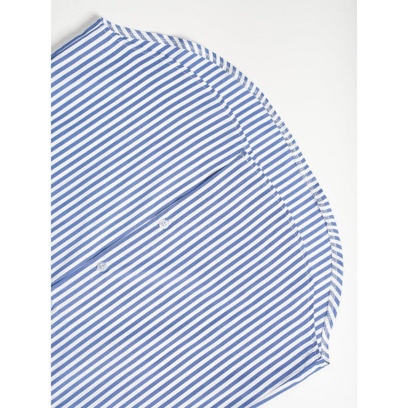 Damen lässige Hemdbluse mit Streifenmuster R&B