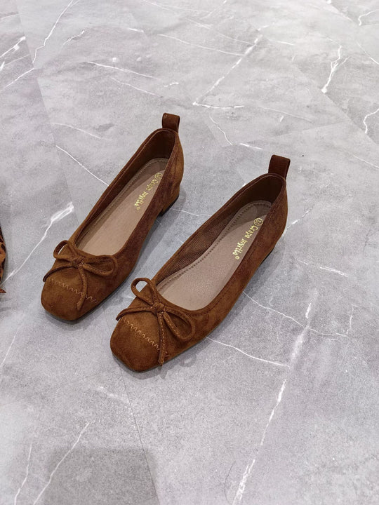 Damen Ballerinas mit dekorativem Schleifen-Detail R&B