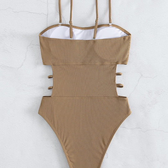 Damen Einteiliger Badeanzug mit modischem Schnitt und eleganter Taillierung R&B