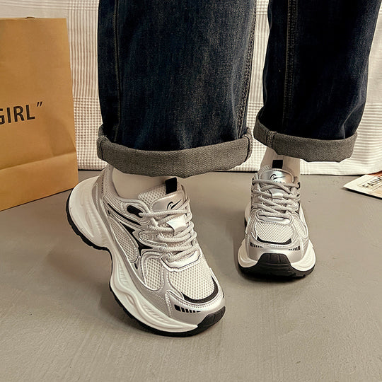 Damen Sportliche Sneakers mit atmungsaktiver Mesh-Oberfläche und stabiler Sohle R&B
