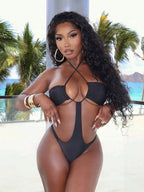 Damen Badeanzug mit verführerischem Cut-Out Design R&B