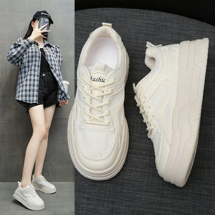 Damen modische Sneaker mit gepolsterter Sohle und innovativem Mesh-Obermaterial R&B