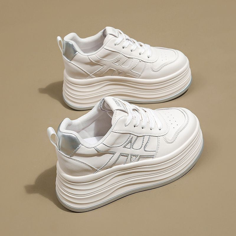 Damen modische Plateau-Sneaker mit einem komfortablen und atmungsaktiven Design