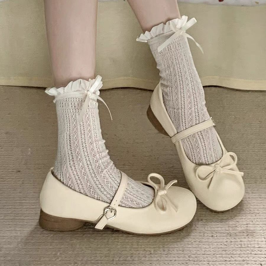 Damen Ballerinas mit dekorativem Schleifendetail und Komfortsohle R&B