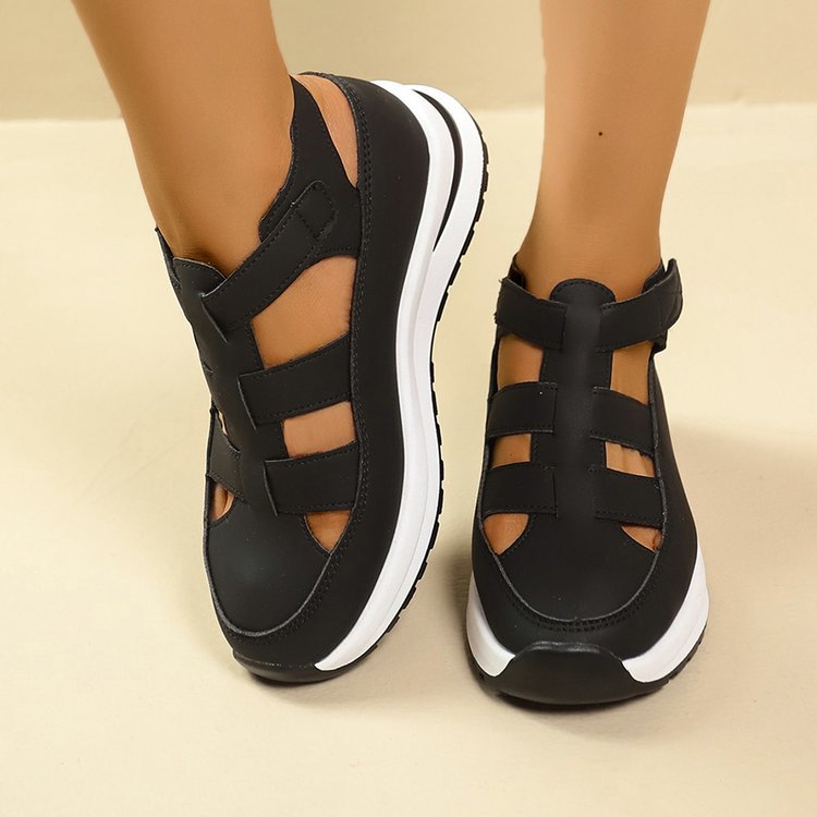 Damen freizeitorientierte Sneakers mit komfortabler Oberflächenstruktur und flexiblem Sohlendesign R&B