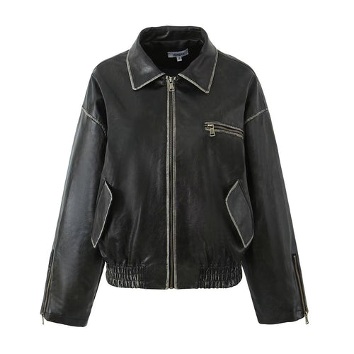Damen jacke mit modernem Schnitt und praktischen Reißverschlusstaschen R&B