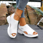 Damen Sportliche Sandalen mit atmungsaktiver Textiloberfläche und rutschfester Sohle